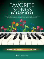 cover Favorite Songs in Easy Keys piano sheet music cover